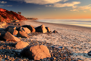Sunset at South Carlsbad State Beach
