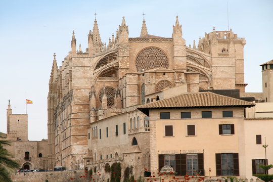 Gothic cathedral, Palma de Majorca Balearic Islands. Spain