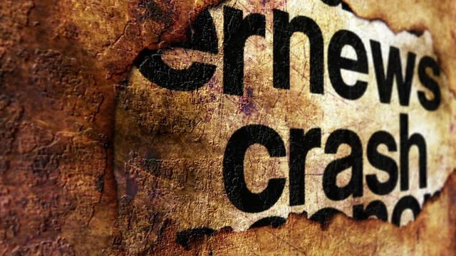 News crash grunge concept