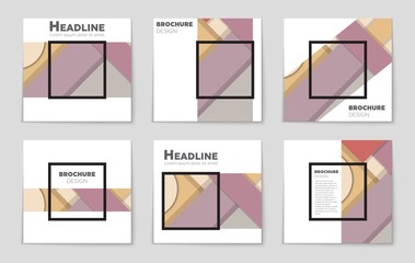 Abstract vector layout background set. For art template design, list, page, mockup brochure theme style, banner, idea, cover, booklet, print, flyer, book, blank, card, ad, sign, sheet, a4.