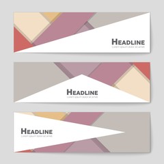 Fototapeta premium Abstract vector layout background set. For art template design, list, page, mockup brochure theme style, banner, idea, cover, booklet, print, flyer, book, blank, card, ad, sign, sheet, a4.