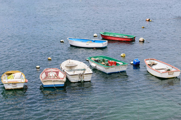 Obraz premium rowboats in the habour
