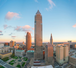 View of downtown Cleveland