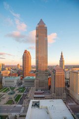 View of downtown Cleveland