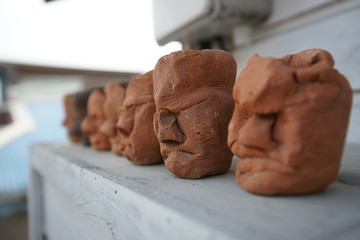 Clay totem