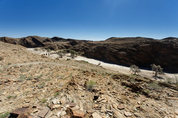 Dry River in Sossusvlei, Namibia