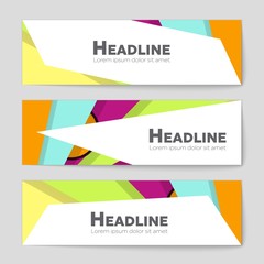 Abstract vector layout background set. For art template design, list, page, mockup brochure theme style, banner, idea, cover, booklet, print, flyer, book, blank, card, ad, sign, sheet, a4.