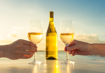 Wine and dine in a a beautiful setting. 