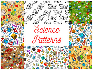 Science seamless patterns