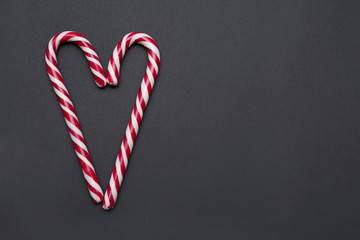 Sweet Candy Cane Heart