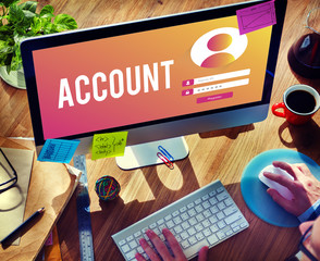 Account Sign In User Password Privacy Concept
