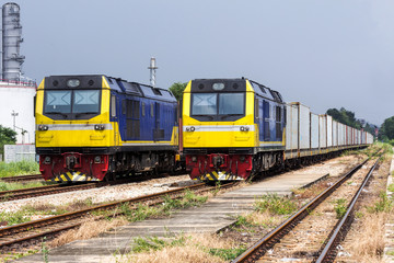 Obraz premium Container Freight Train