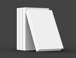3D rendering books mockup
