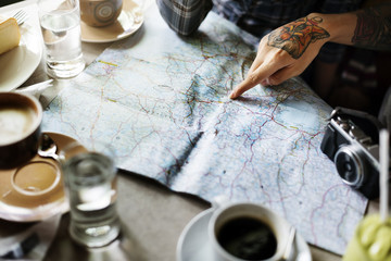 Map Planning Traveling Destination Vacation Concept © Rawpixel.com