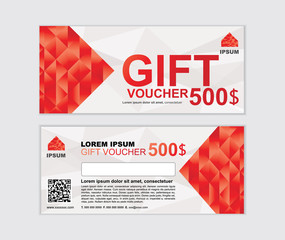 gift voucher vector design template set Y