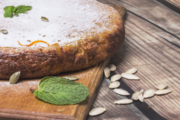 surprisingly delicious freshly baked pumpkin pie