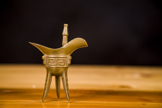 Chinese ancient wine cup