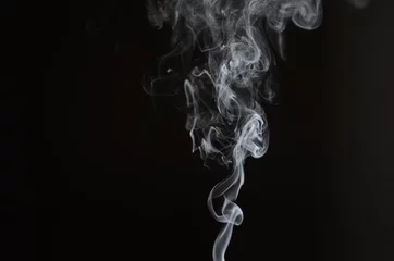 Papier Peint photo Lavable Fumée Art abstrait avec de la fumée