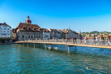 Obraz premium Historical city center of Lucerne