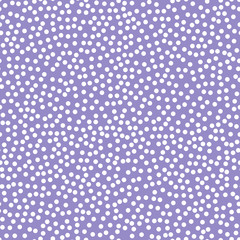 Seamless Purple Polka Dot pattern. Seam free polkadot wallpaper  background. 