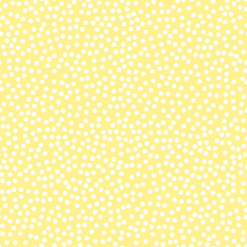 Seamless Yellow Polka Dot pattern. Seam free polkadot wallpaper  background. 