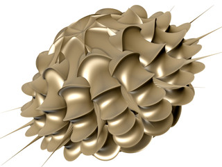 Abstract fractal background computer-generated image