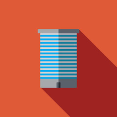 Vector icon or illustration with building in flat design style
