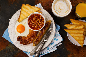 Traditional english breakfast