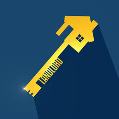 Golden Landlord House Key