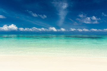 tropical beach in Maldives