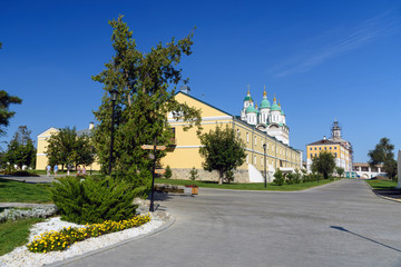 Fototapeta na wymiar Kremlin area in Astrakhan. Russia