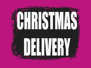 christmas delivery banner