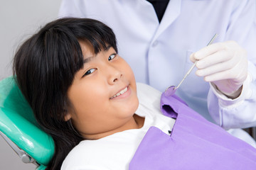 Dental treatment in clinic..