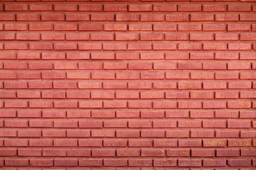 dark red brick wall for pattern and background