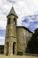 Fototapeta na wymiar église Saint Pierre de Tharaux 