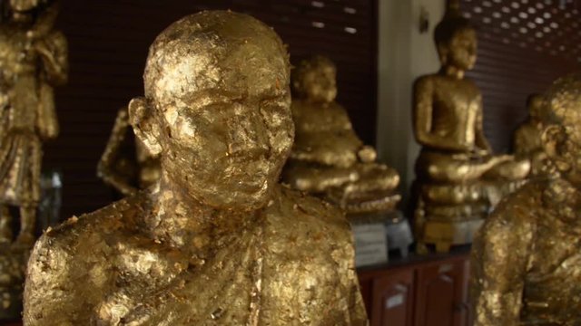 Thai Buddhist Temple Statues