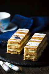 Millefeuille, french pastry