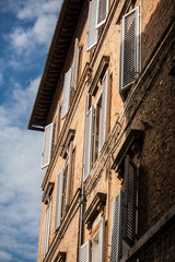 Fototapeta premium old houses in Siena