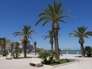 Fototapeta premium Vieste, the pearl of Gargano - Marina Piccola Square