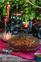 Caramel apple cake