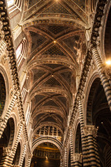 inside view of Duomo di Siena