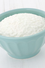 Delicious fresh and healthy cottage cheese