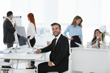 Business man at modern office