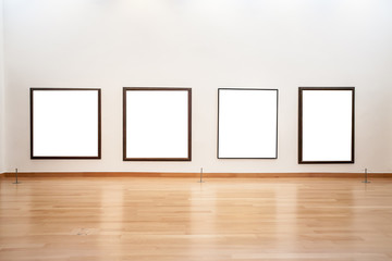 blank photo frame on the wall