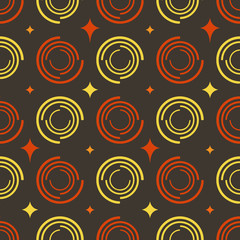 Background colored circles stars