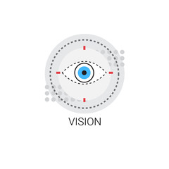 Obraz premium Marketing Vision Business Economy Icon Vector Illustration