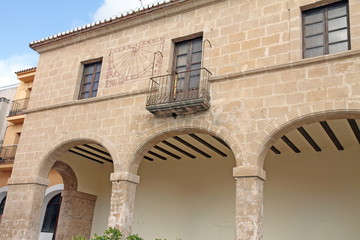 Porxes Teulada town Costa Blanca Alicante Spain