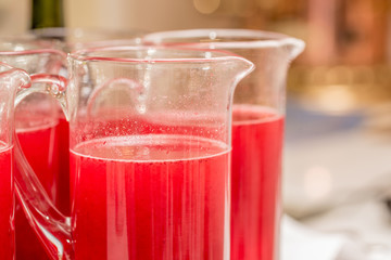 Traditional Russian berry drink mors or smoothie © Yakov