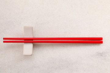 red chopsticks