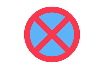 Vektor - Absolutes Halteverbot / Vector - No standing at any time 
